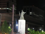 李舜臣（イ・スンシン）将軍の銅像